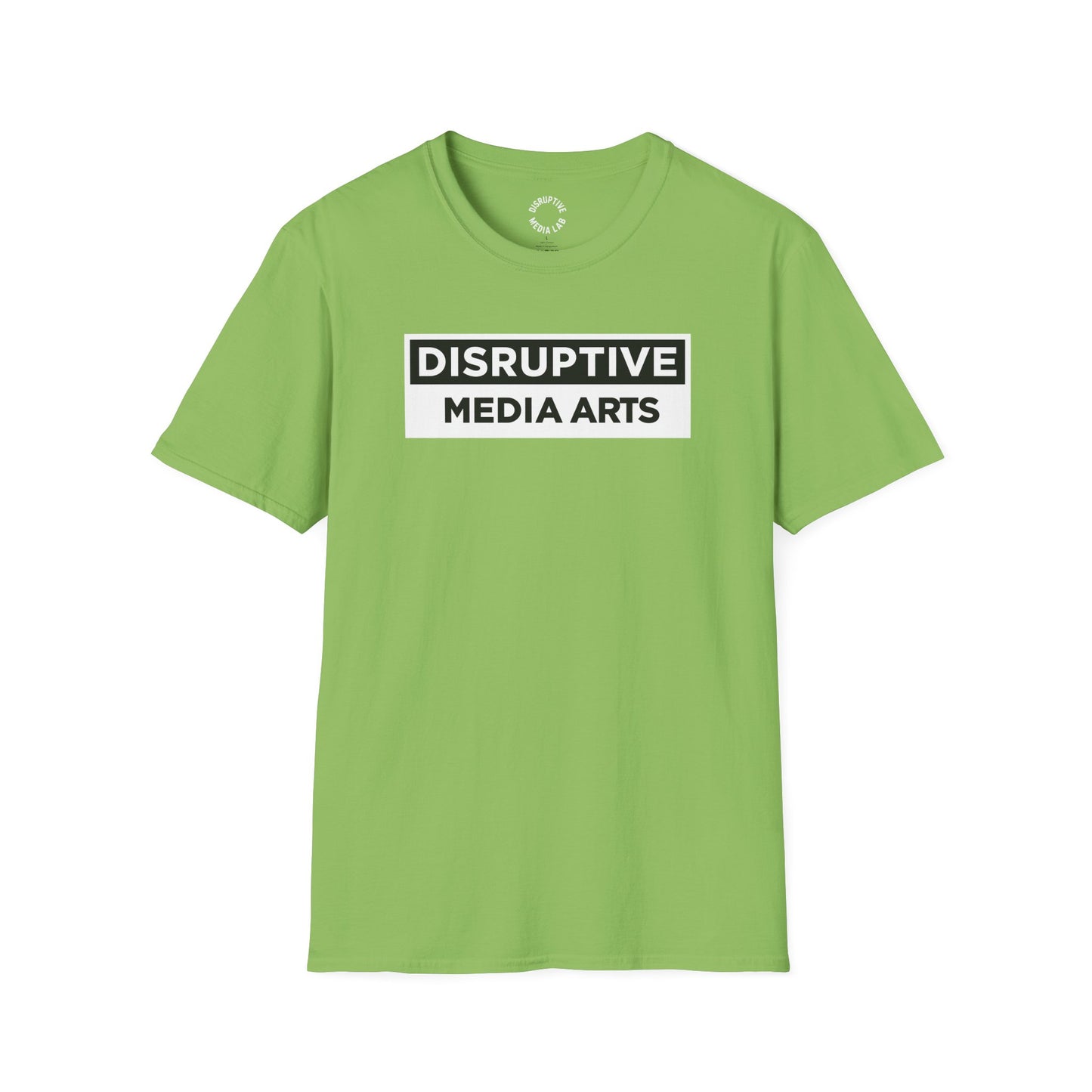 T-Shirt Disruptive Media Arts™ Logo Tee – Signal Gear™ Core Uniform [Front + Back Print] Softstyle Tee, Unisex