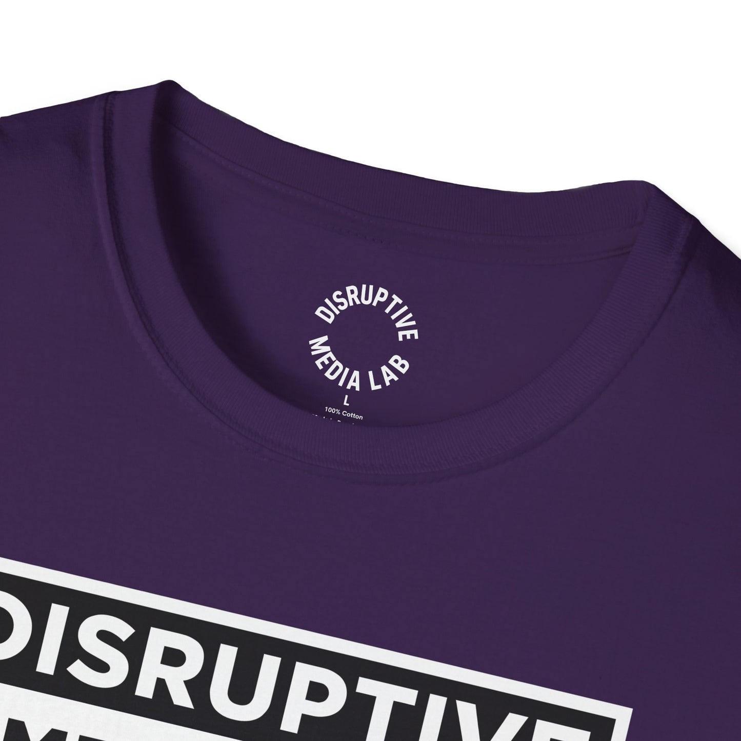 T-Shirt Disruptive Media Arts™ Logo Tee – Signal Gear™ Core Uniform [Front + Back Print] Softstyle Tee, Unisex