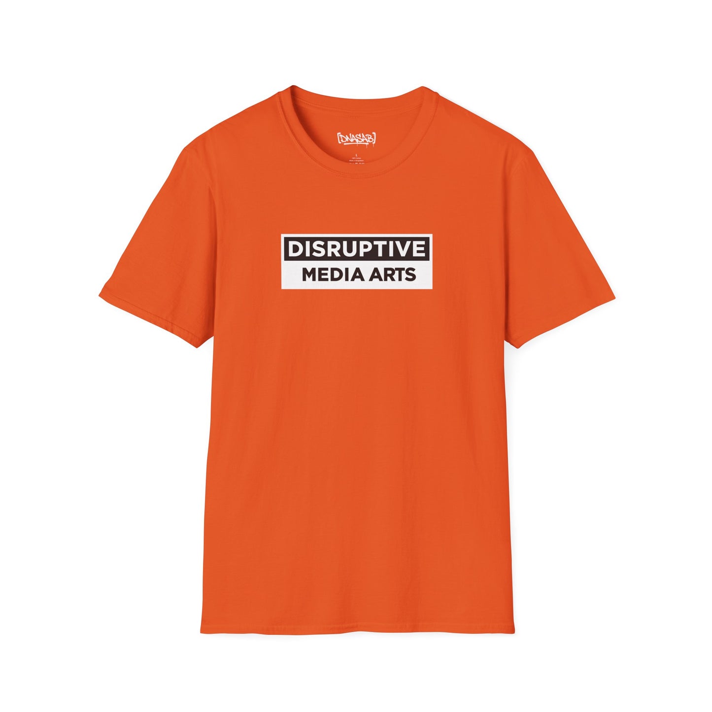 T-Shirt Disruptive Media Arts™ Logo Tee – Signal Gear™ Core Uniform [Front + Back Print] Unisex Softstyle Tee