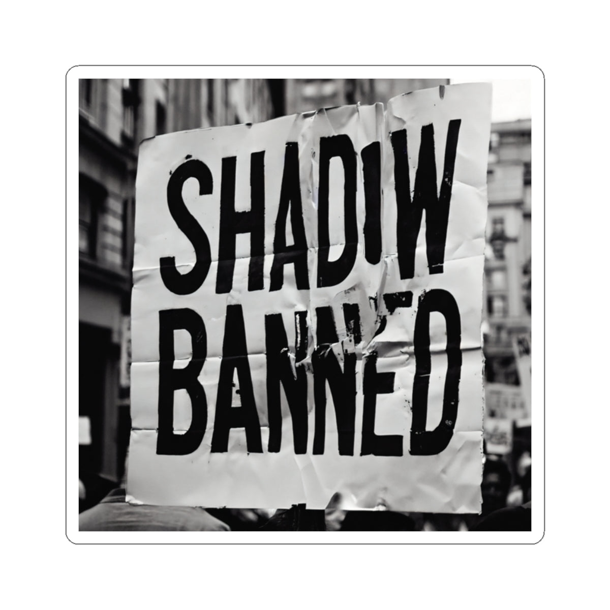 [dNASAb] Sticker, Protest Kiss-Cut Stickers, Laptop Decor, Vinyl Stickers, Activism Merchandise, Eye-Catching Stickers, Custom Decals
