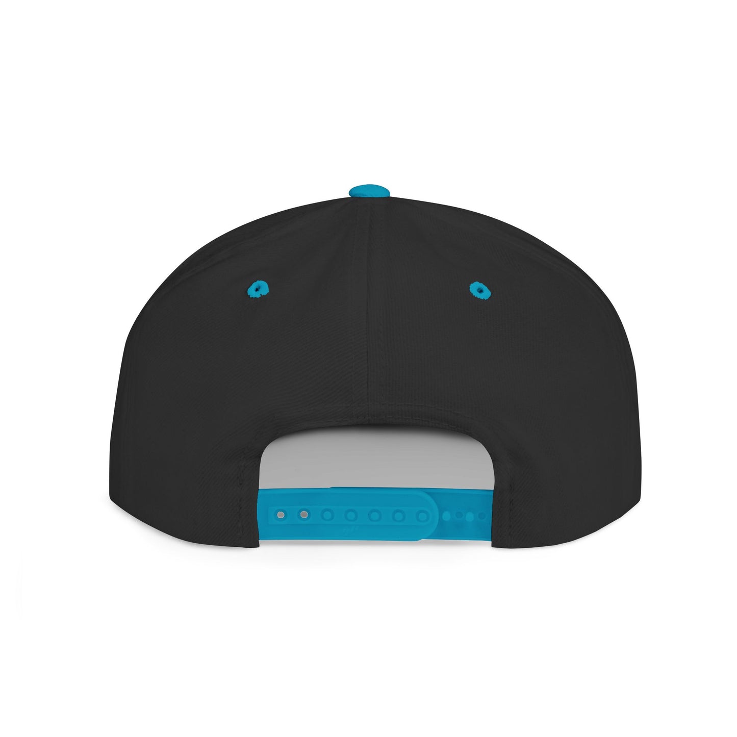 Flat Bill Snapback Hat — Distressed 'Sobe Sho' Badge Logo Cap