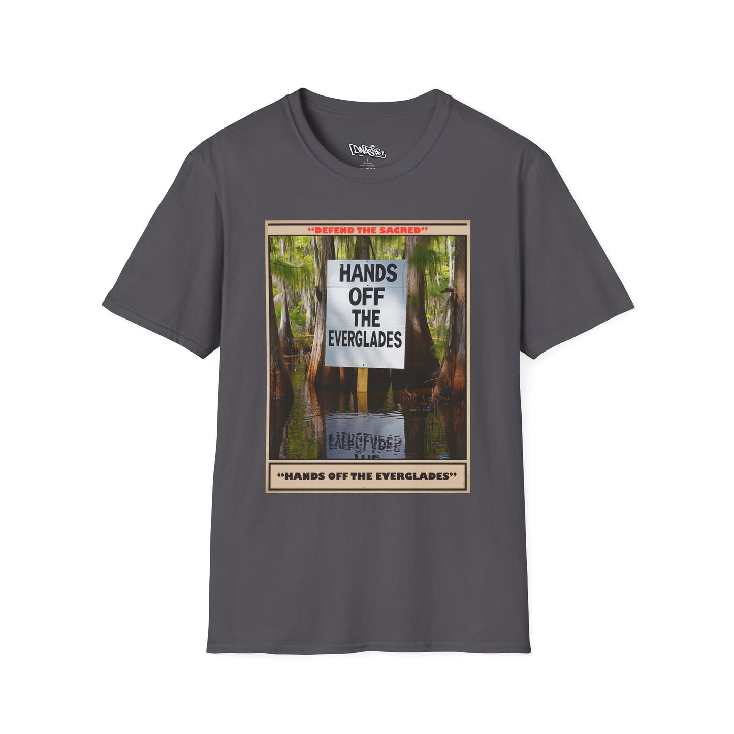 T-Shirt, Environmental Activism Tee - Hands Off the Everglades, Nature Lover Gift, Unisex Graphic T-shirt, Eco-Friendly Apparel, Sustainable Fashion