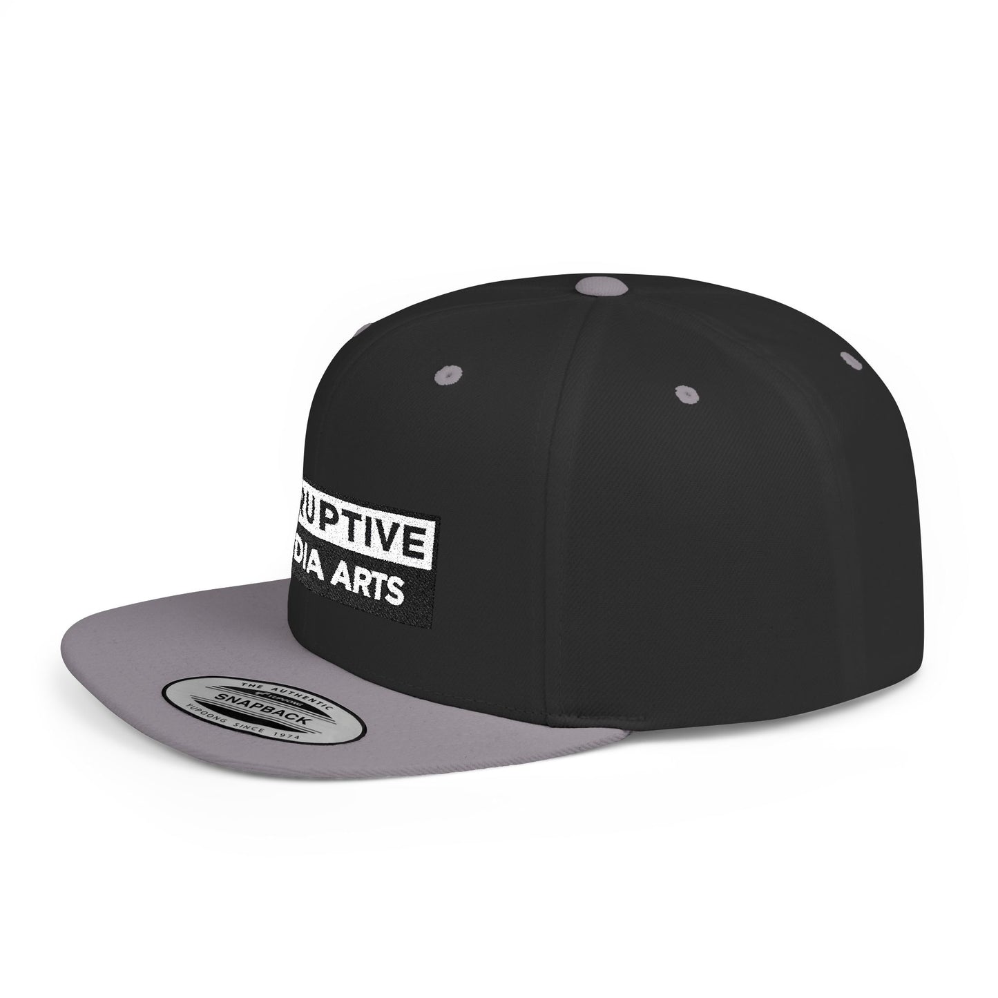 [dNASAb] Flat Bill Snapback – High-Profile Resistance Cap, "Disruptive Media Arts" arsenal [Rockstar Edition]