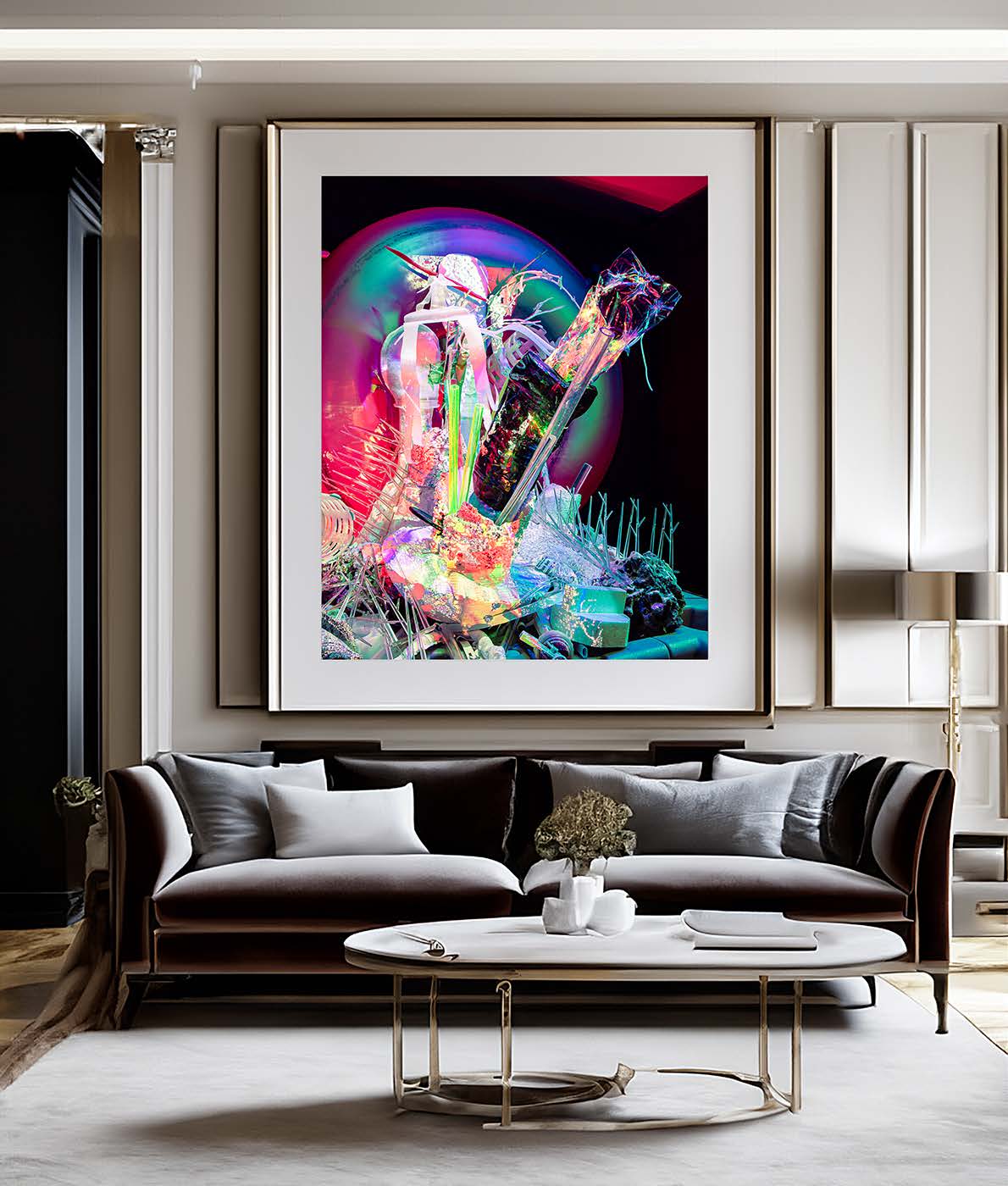 Contemporary Photography, Archival Pigment Print, "Obscene Plasticene Daydream" series by [dNASAb]