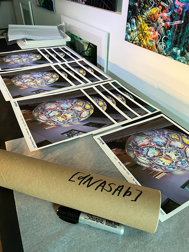 5_[dNASAb] X Hotel Betsy "Orb"_ No Vacancy_ Miami Art Week 2024" Commemorative Print Release